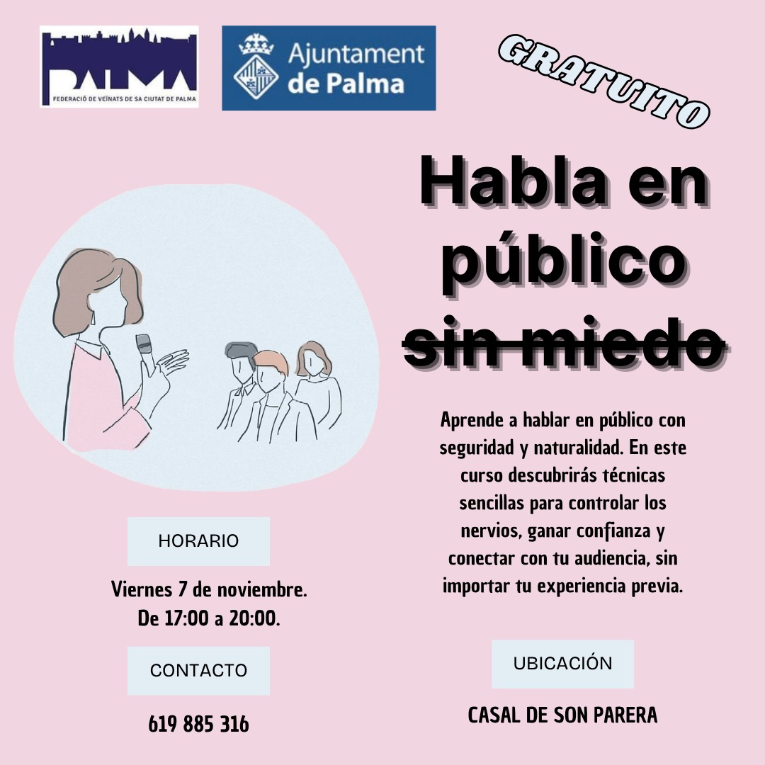 Habla en público sin miedo